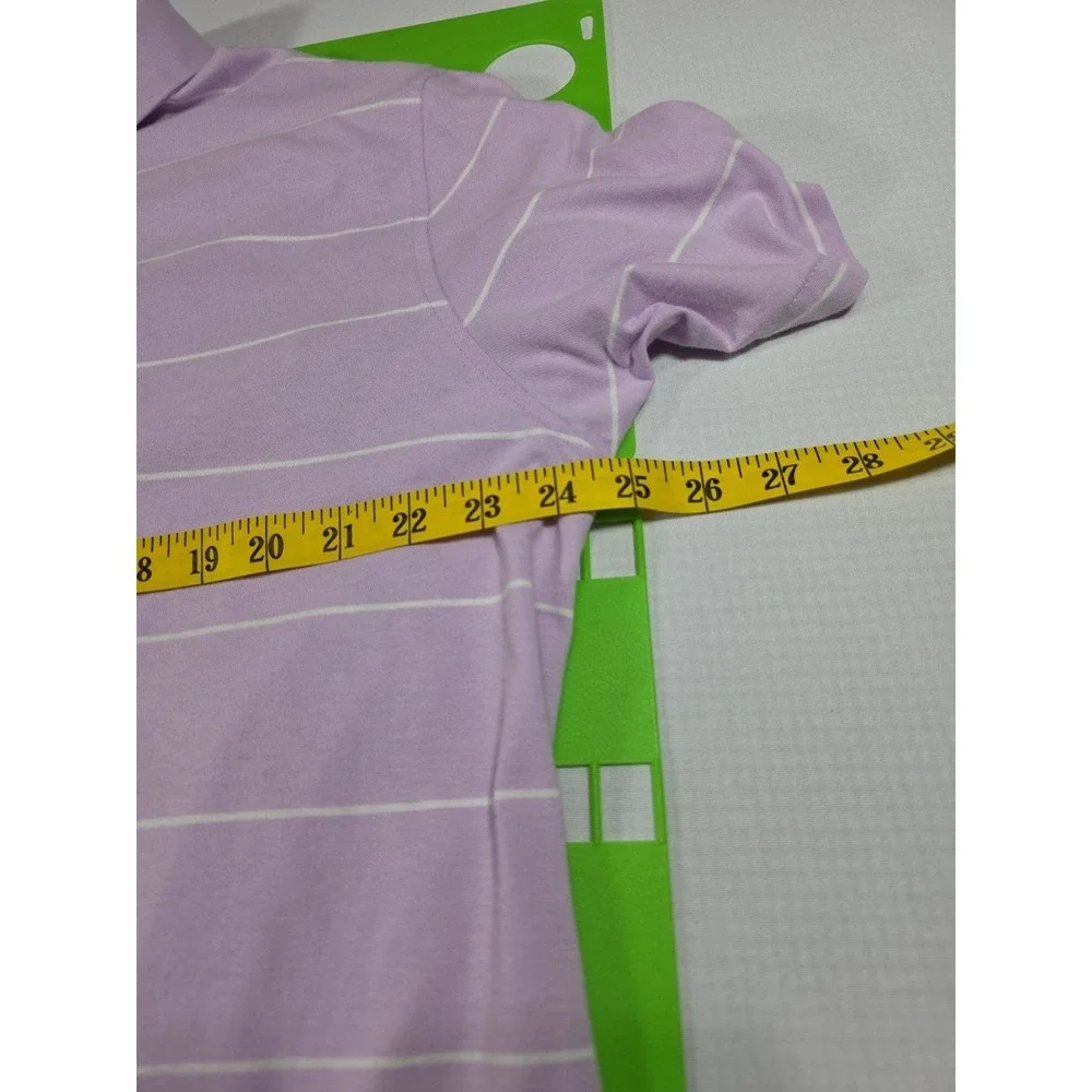 Nike Dri-Fit Men's‎ XXL Purple and White Polo Size XXL Vented Underarm